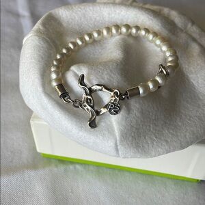 Or Paz Freshwater Pearl Bracelet with toggle closure